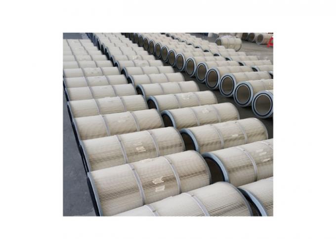 Cartuchos plisados cilíndricos lavables de la eliminación del polvo del agua 2 metros de largo